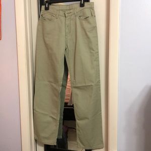 Ralph Lauren polo jeans company, khaki five pocket jeans. Size 8X31